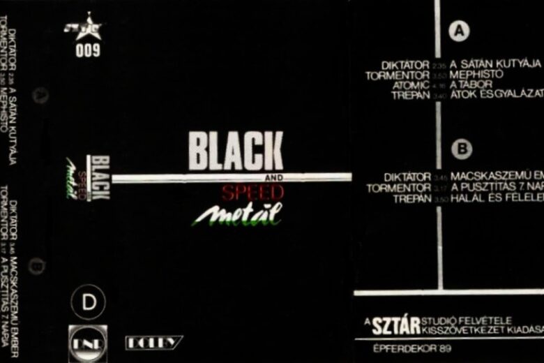 V.A. – Black and Speed Metal (Hungary – Split Tape) – (1989)